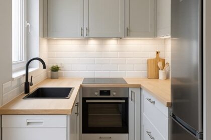 Mała kuchnia w bloku – jak ją ustawić