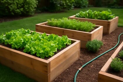 Podwyższone grządki warzywne dla zapracowanych