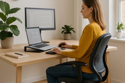 Domowe biuro a ból pleców