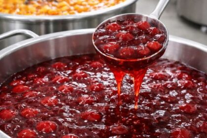 Wiśnia i brzoskwinia w żelu