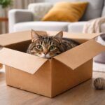 Dlaczego kot wybiera karton zamiast drogiego legowiska