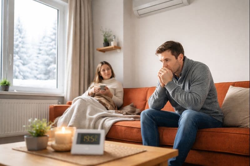 Dlaczego sufit bywa cieplejszy od ścian mimo jednakowego ogrzewania