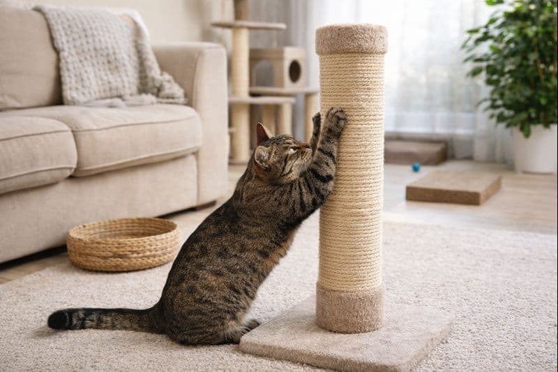 Kot i drapaki oraz znaczenie terenu