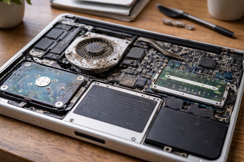 Dlaczego stary laptop zwalnia